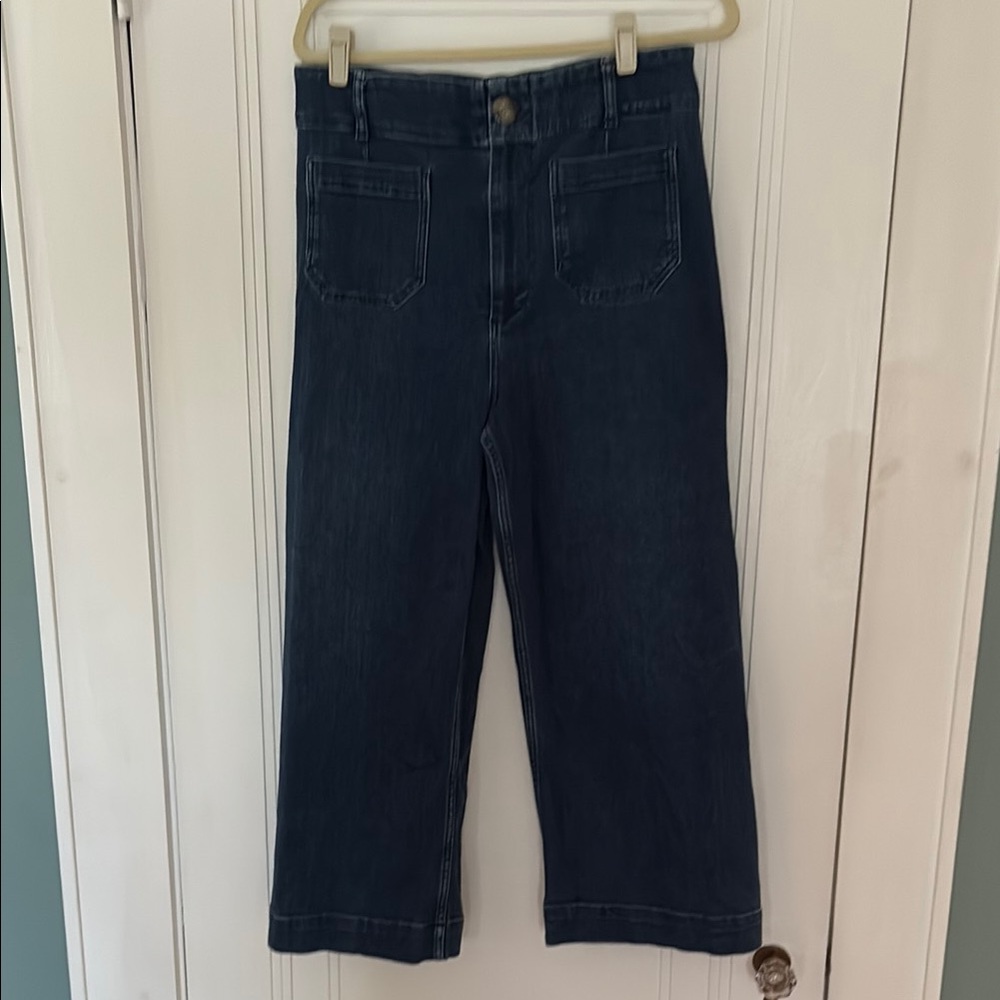 Anthropologie Women's Cropped Denim Jeans Size 32